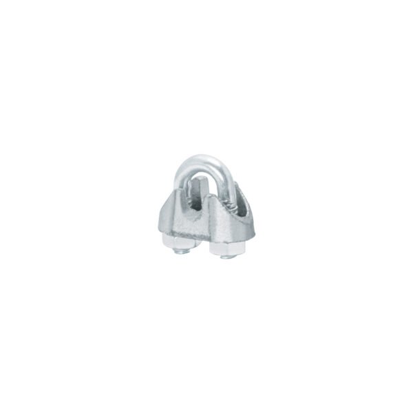 Bolsa c/100 nudos (perros) de hierro p/cable de 1/8 Fiero 40704