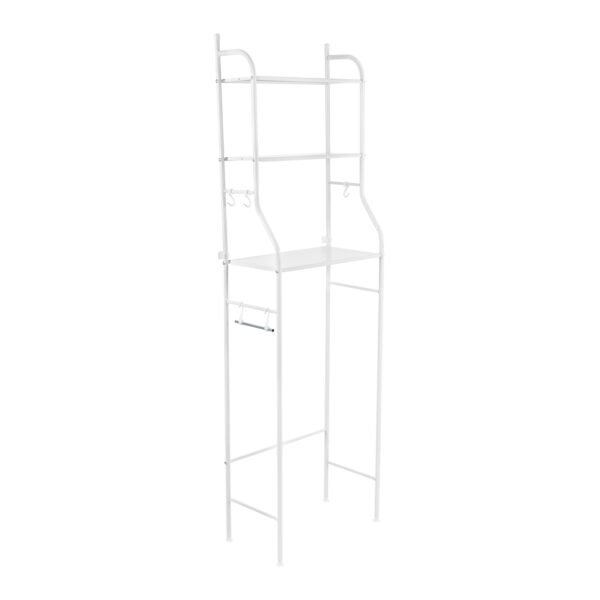Mueble organizador blanco para baño con 3 repisas Foset 47907