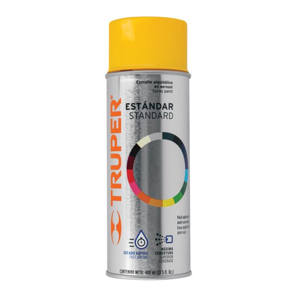 Pintura en aerosol amarillo bote tradicional 400 ml 102827