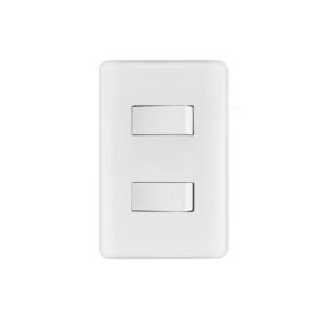 PA-APDO-EB.jpg Placa armada 1 interruptor sencillo + 1 de 3 vías Basic 25085