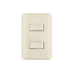 PA-APDO-EBI.jpg Placa armada 1 interruptor y 1 escalera marfil Basic 26639