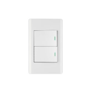 PA-APDO15-ELB.jpg Placa armada blanca 1 interruptor y 1 de 3vías 1.5mód Lisbo 47961