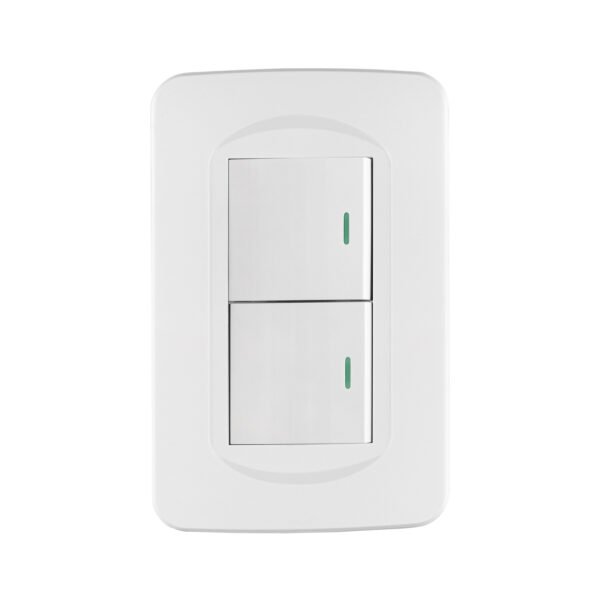 Placa armada 1 interruptor y 1 de 3 vías 1.5 mód. Toledo 29059