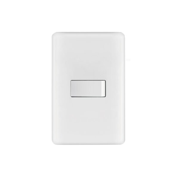 Placa armada con 1 interruptor sencillo Volteck Basic 25078