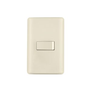 PA-APSE-BI.jpg Placa armada 1 interruptor sencillo marfil Volteck 26642