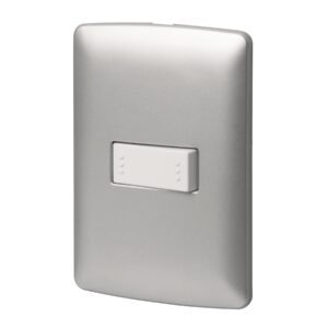 PA-APSE-EIP.jpg Placa armada 1 interruptor escalera plata línea Italiana 46478