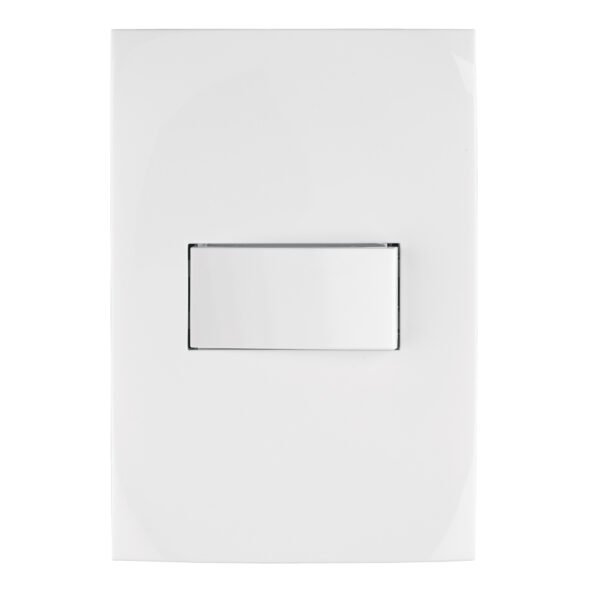 Placa armada con interruptor escalera línea Oslo blanco 46493