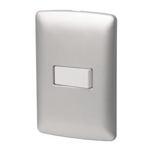 PA-APSE-IP.jpg Placa armada 1 interruptor sencillo plata línea Italiana 46477