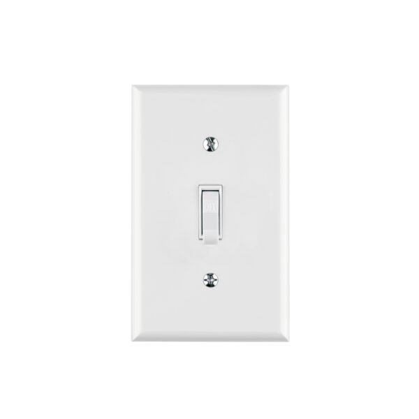 Placa armada interruptor sencillo línea Standard blanco 45952