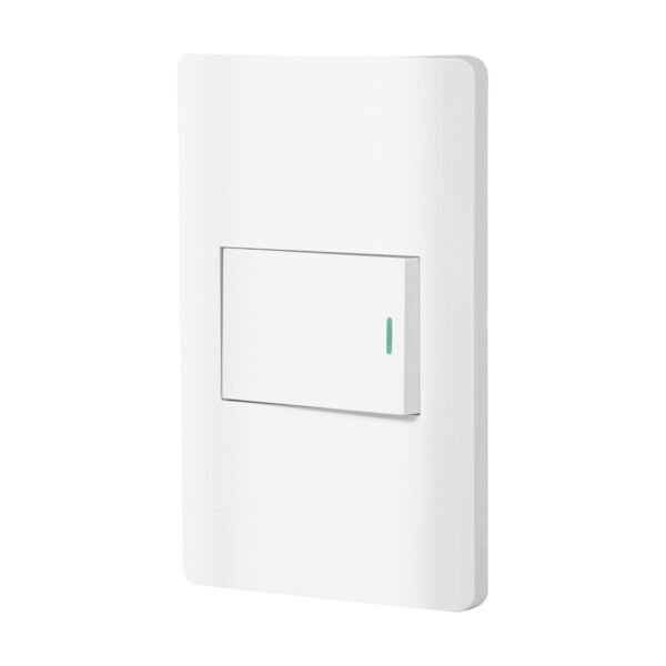 Placa armada blanca 1 interruptor de 3 vías 1.5 mód Lisboa 47959