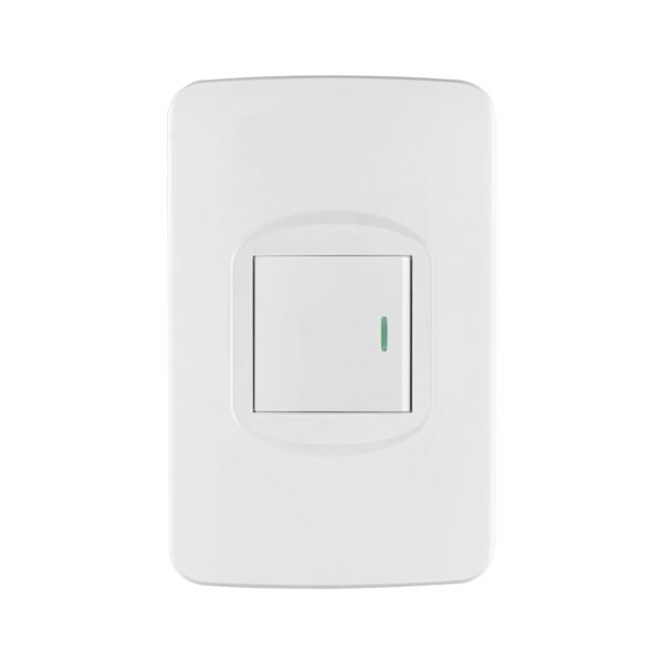 Placa armada 1 interruptor de 3 vías 1.5 módulos Toledo 29056