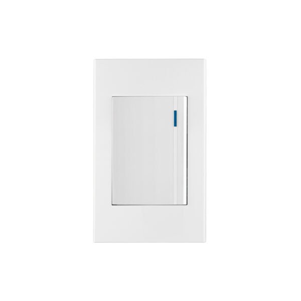 Placa armada 1 interruptor 3 módulos Española blanco 45593