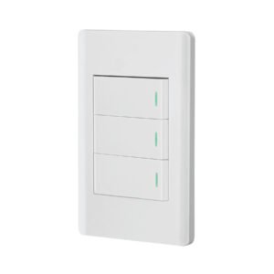 PA-APTR-ELB.jpg Placa armada blanca 2 interruptores 1 de 3 vías 1 mód Lisbo 47957