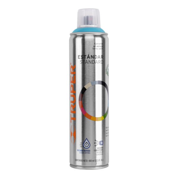 Pintura en aerosol azul bote esbelto 400 ml Truper 19039