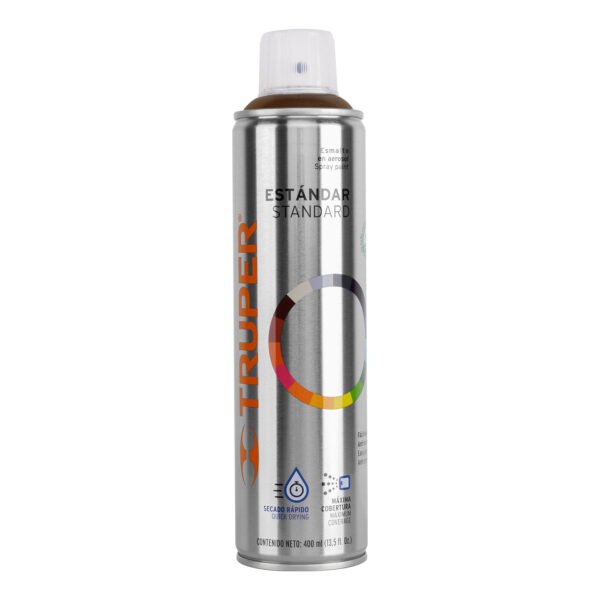 Pintura en aerosol café anodizadobote esbelto 400 ml 12775