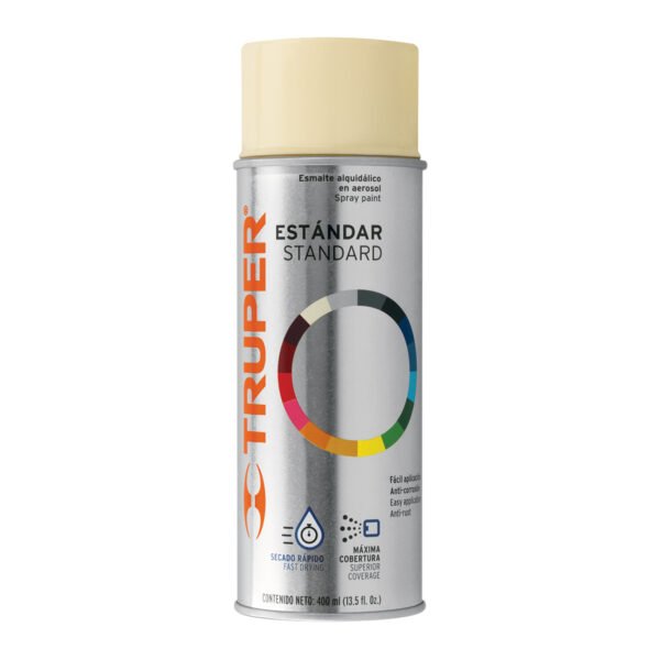 Pintura en aerosol marfil bote tradicional 400 ml 102828