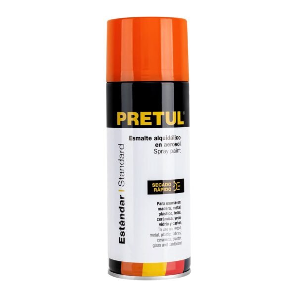 Pintura en aerosol naranja 400 ml Pretul 27181