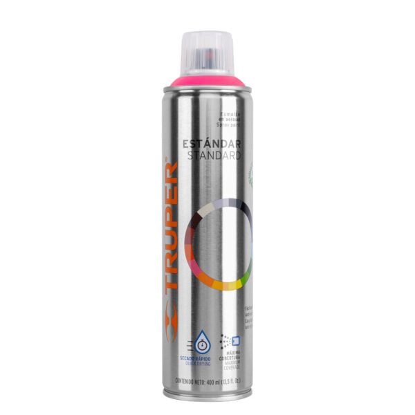 Pintura en aerosol rosa mexicano bote esbelto 400 ml 12734