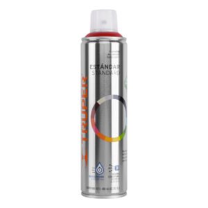 Pintura en aerosol rojo bote esbelto 400 ml Truper 19040