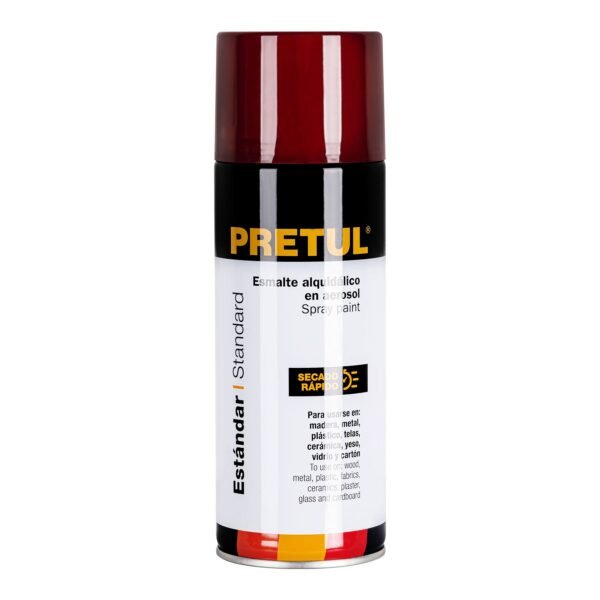 Pintura en aerosol rojo 400 ml Pretul 27173