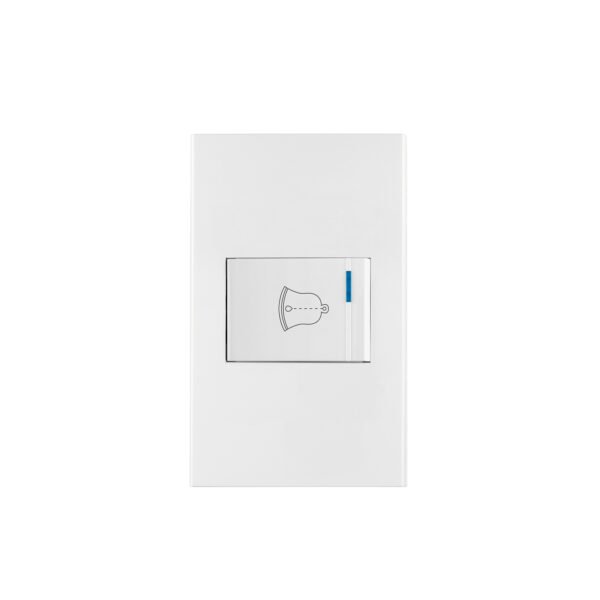 Placa armada 1 interruptor de timbre1.5mod Españolablanco 45604