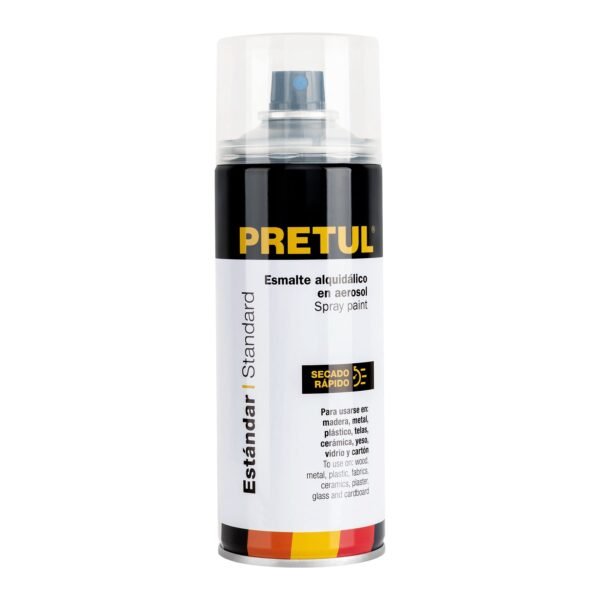 Pintura en aerosol transparente 400ml Pretul 27176