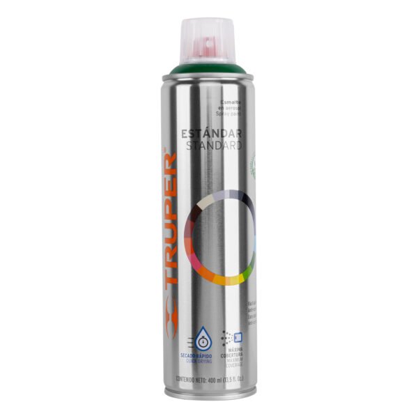 Pintura en aerosol verde hoja bote esbelto 400 ml 19047