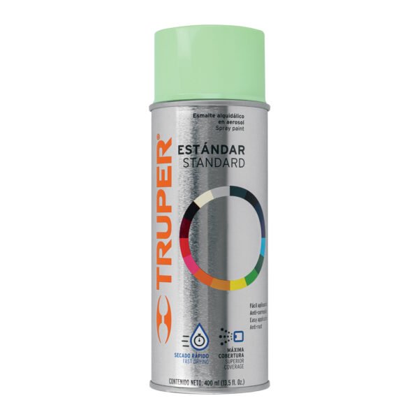 Pintura en aerosol verde manzana bote tradicional 400 ml 102831