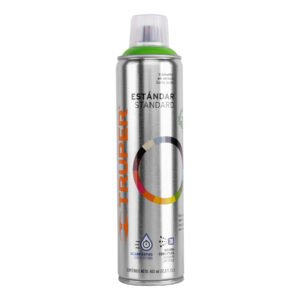Pintura en aerosol verde manzana bote esbelto 400 ml 19046