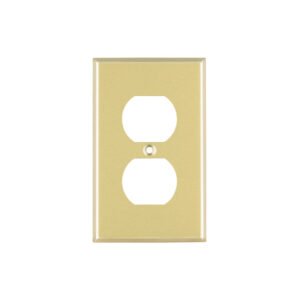 Placa dúplex de aluminio línea Standard Volteck 46408