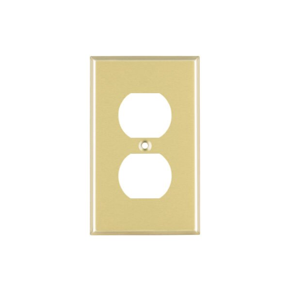 Placa dúplex de aluminio línea Standard Volteck 46408