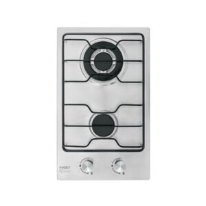 Parrilla gas empotrable 30cm 2 quem inox esmalte Foset 45509