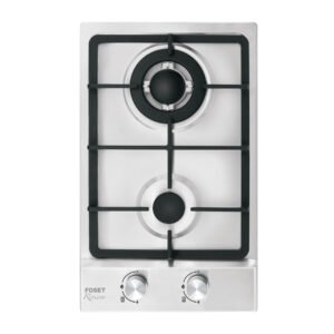Parrilla gas empotrable 30cm 2 quem acero inox Riviera 48320