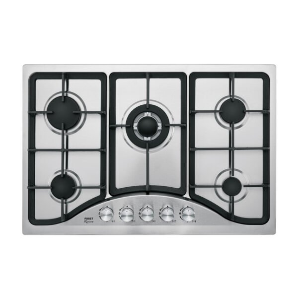 Parrilla gas empotrable 75cm 5 quem acero inox Riviera 48316