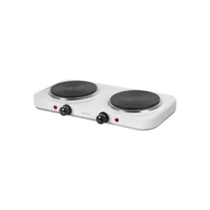 PAEL-2CD.jpg Parrilla eléctrica 2 quemadores de disco blanca VOLTECK 49990