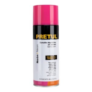 Pintura en aerosol rosa neón 400 ml Pretul 27006
