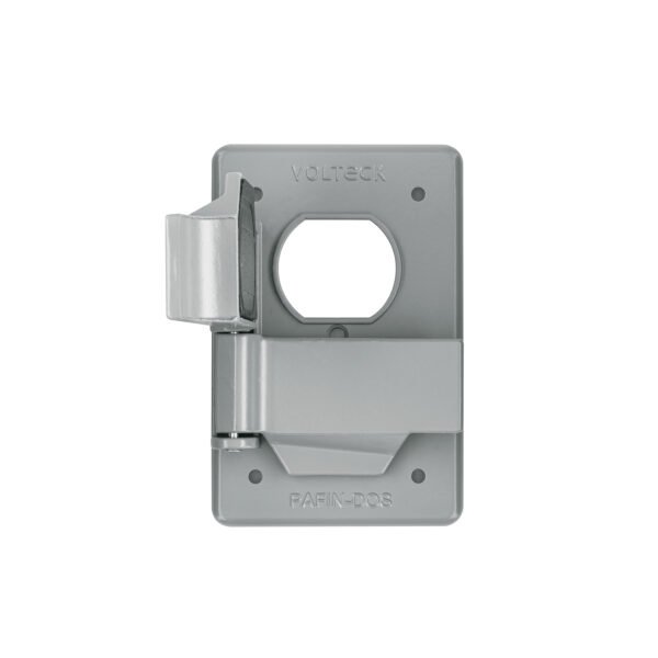Placa tipo FS con cubierta doble sobreponer Volteck 46433