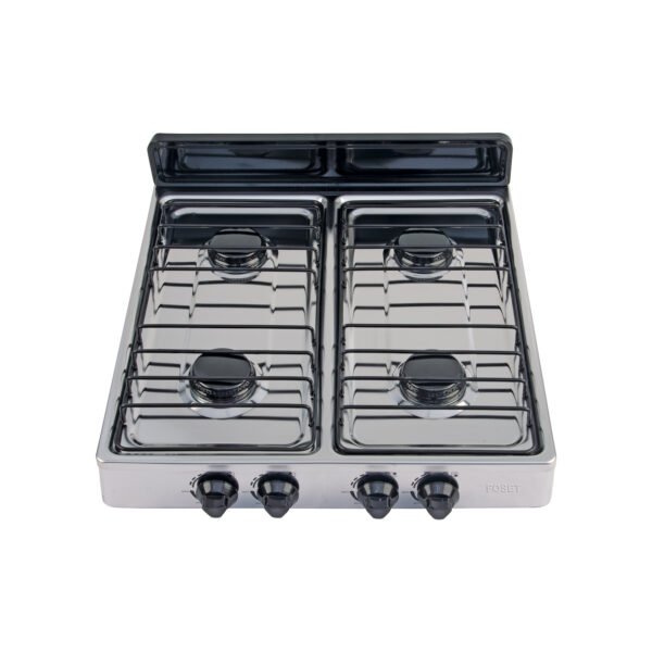 Parrilla de gas de sobreponer4 quemadores inox FOSET AERO 45667