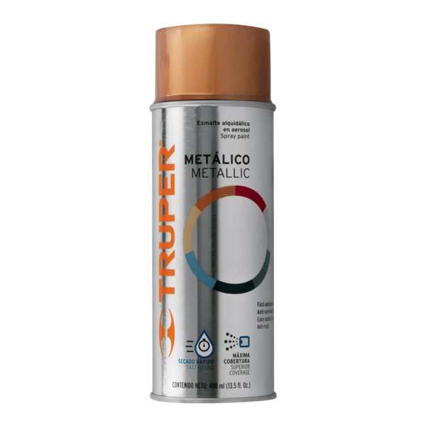 Pintura en aerosol cobre metálico bote tradicional 400 ml 102846