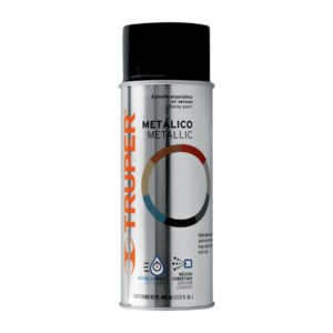 Pintura en aerosol negro metálico bote tradicional 400 ml 102840