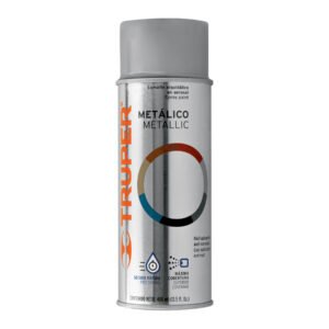 Pintura en aerosol plata metálico bote tradicional 400 ml 102843
