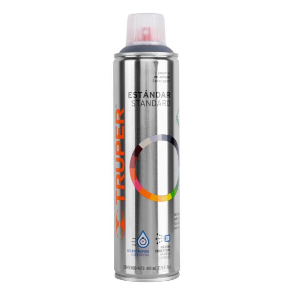Pintura en aerosol gris primario bote esbelto 400 ml 19056