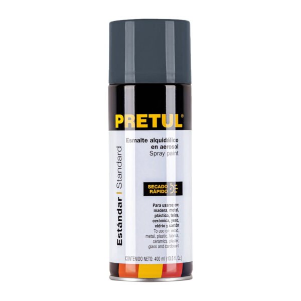 Pintura en aerosol gris primario 400mlPretul 27002