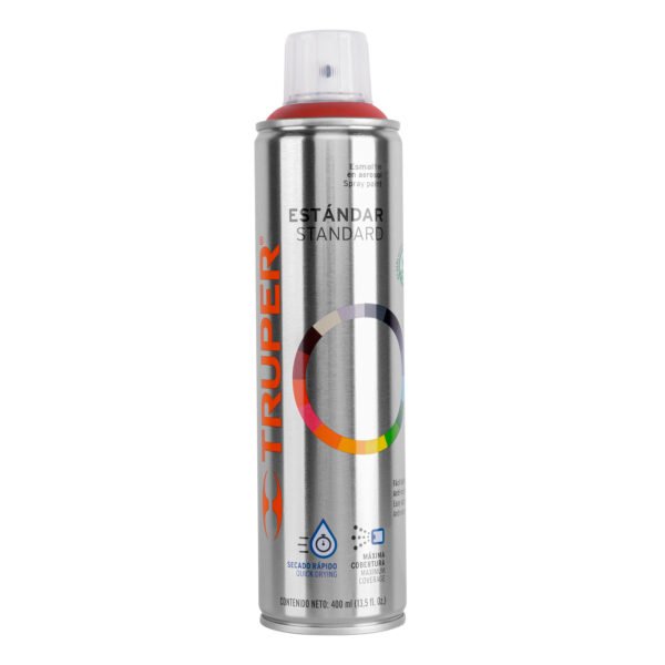 Pintura en aerosol rojo primario bote esbelto 400ml 19055