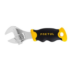Llave ajustable (perico corto) 5 cromada con grip Pretul 28218