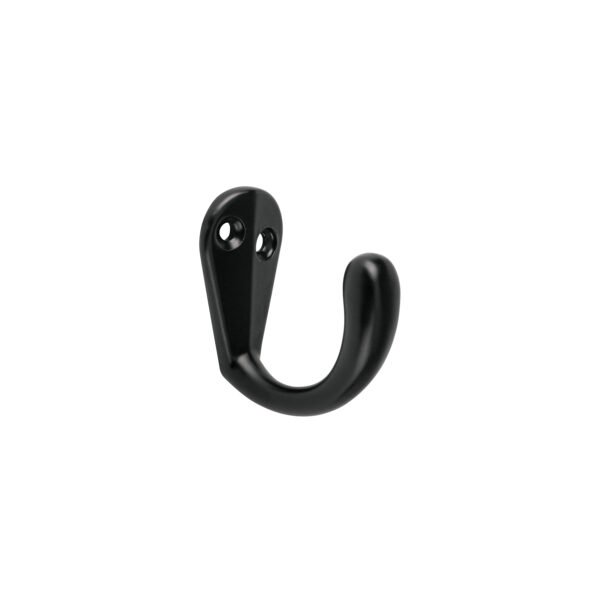 Gancho sencillo tipo perchero negro HERMEX 46833