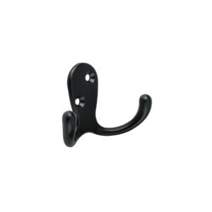 PEPU-26.jpg Gancho doble tipo perchero negro HERMEX 46831