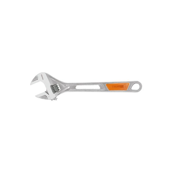 Llave ajustable (perico) 12 cromada mango de PVC Truper 15512