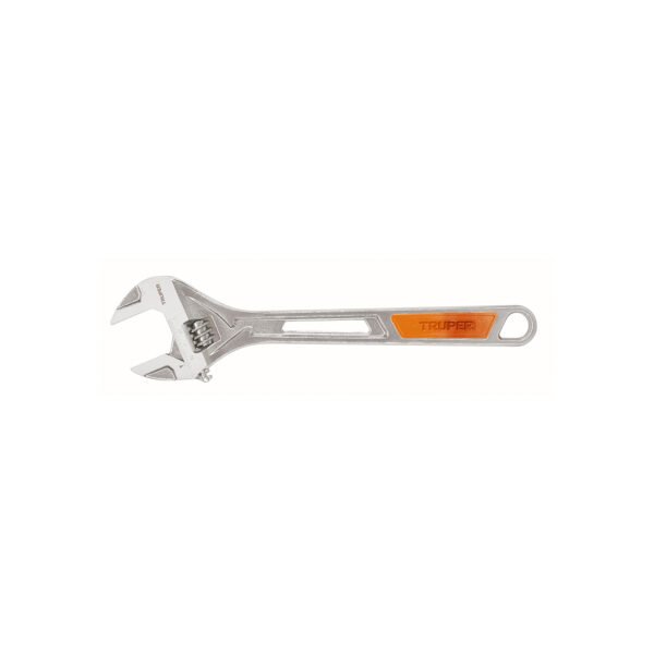 Llave ajustable (perico) 15 cromada mango de PVC Truper 100048