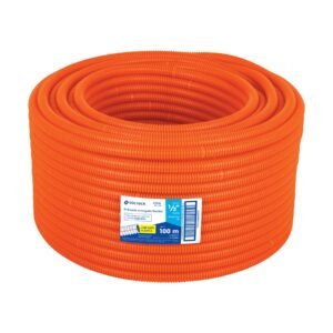 Metro de poliducto 1/2 corrugado flex. c/guía rollo 100 m 45016